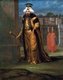 Turkey: A portrait of Ottoman Sultan Mahmud I (r. 1696-1754). Oil on canvas painting by Jean Baptiste Vanmour (1671-1737), c. 1730-1737